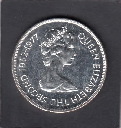 Beschrijving: 25 Rupees Q-S.JUBILEE